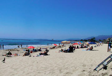 Carpinteria Beach en Santa Bárbara